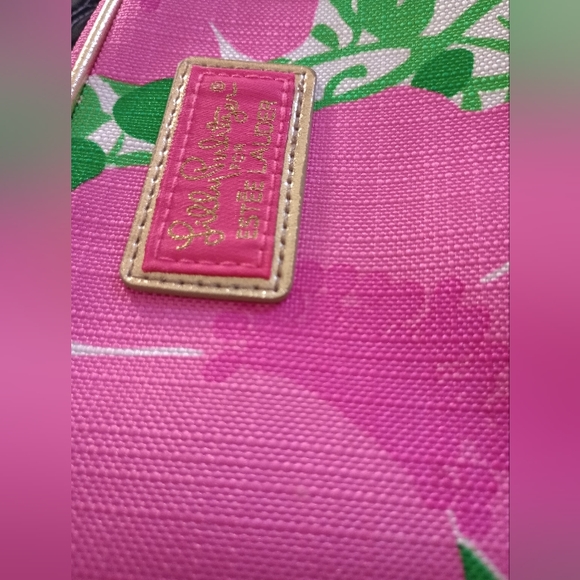 Lilly Pulitzer Pink Floral Cosmetics Bag and Pink Lily Pulitzer Eye Wear Case - Picture 7 of 15